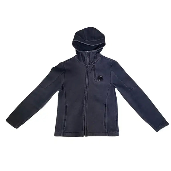 [BUNJANG] C.P. Company Lens Applique Zip-Up Hoodie / 씨피컴퍼니 C.P.COMPANY 렌즈와펜 후드집업 100
