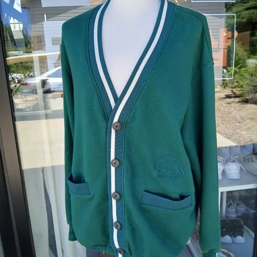 [BUNJANG] Guess Unisex Long Cardigan / 게스 가디건 롱가디건 남녀공용