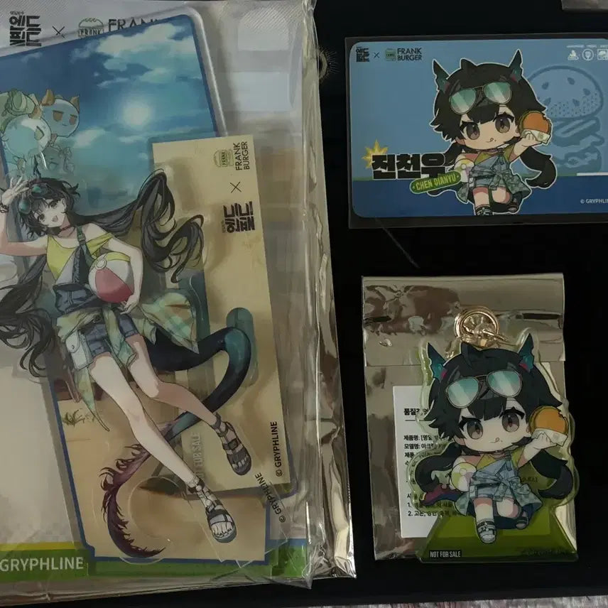 [BUNJANG] Arknights Endfield Frank Burger Jin Cheon-woo Acrylic Stand, Keyring, Photocard Set / 명일방주 엔드필드 프랭크버거 진천우 아크릴 스탠드 키링 포토카드 세트