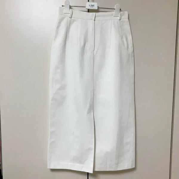 [BUNJANG] Mission Bay White Cotton Long Skirt / 새) Mission Bay 화이트 면 롱 스커트