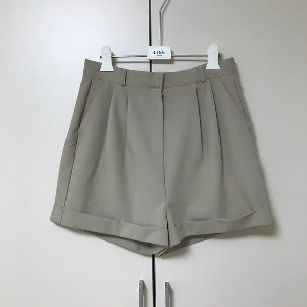 [BUNJANG] MOONT Half Slacks Shorts Pants / 새) MOONT 문트 슬랙스 반바지 하프 팬츠