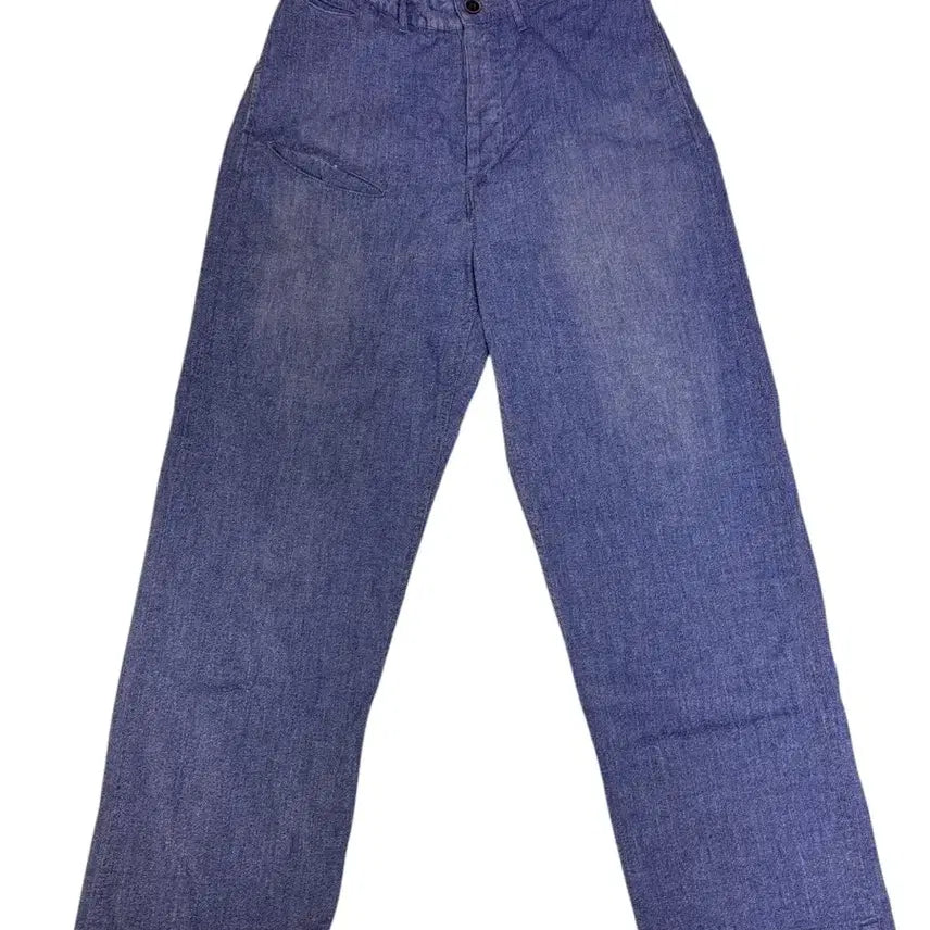 [BUNJANG] Kapital Utility Pants Blue Size 1 (S) / 캐피탈 KAPITAL 유틸리티 팬츠 블루 1(S)