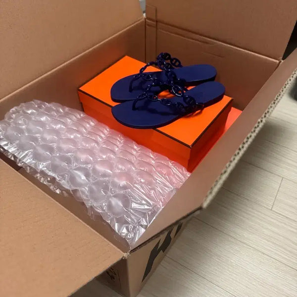 [BUNJANG] Hermès Isle Sandals Violet Iris Size 36 / (W) 에르메스 아일랜드 샌들 & 비올레 이리스 /36