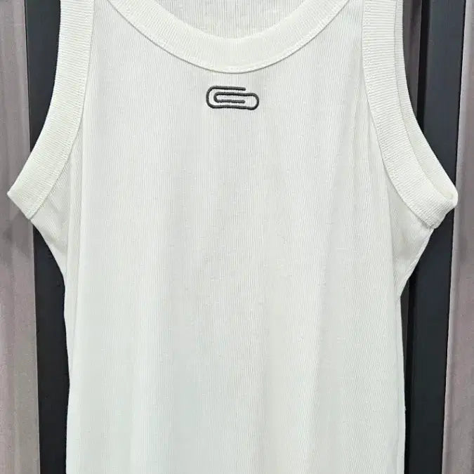 [BUNJANG] People of the World Garment Ribbed Sleeveless Tank Top White XL / 피플오브더월드 루나 가먼트 골지 슬리브리스 나시 화이트 XL(88)