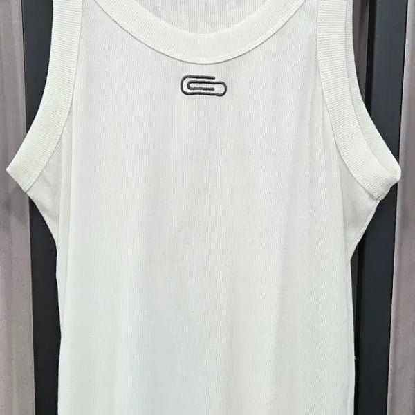 [BUNJANG] People of the World Garment Ribbed Sleeveless Tank Top White XL / 피플오브더월드 루나 가먼트 골지 슬리브리스 나시 화이트 XL(88)