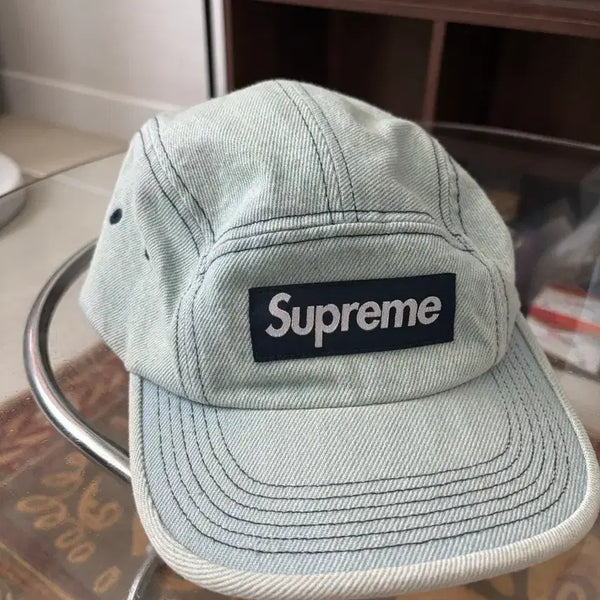 [BUNJANG] Supreme 25SS Camp Cap Light Blue / 슈프림 25ss 캠프캡