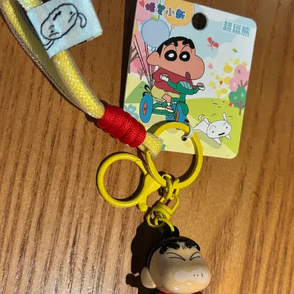 [BUNJANG] Crayon Shin-chan Bicycle Keychain / 짱구는못말려 짱구 자전거 키링