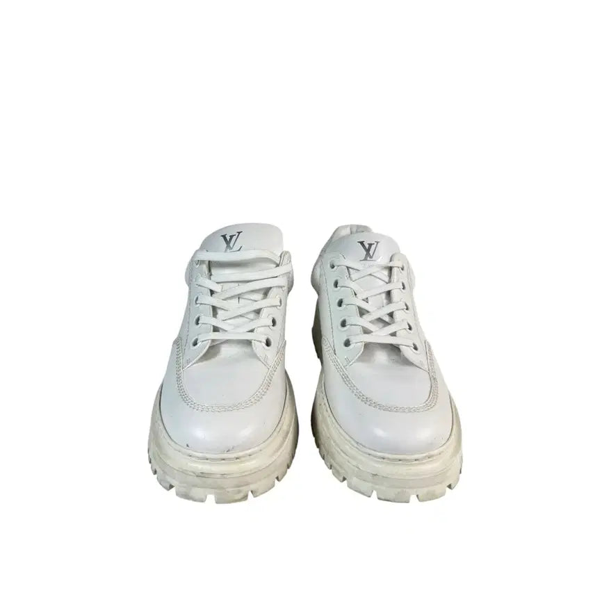 [BUNJANG] Louis Vuitton Monogram White Sneakers 6.5 / 6.5 / 루이비통 모노그램 화이트 스니커즈