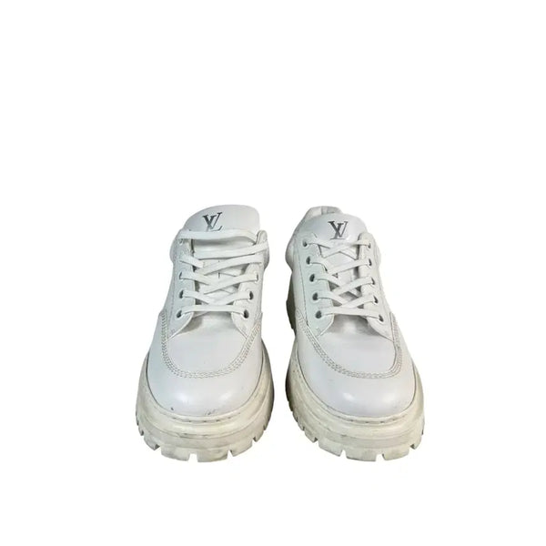 [BUNJANG] Louis Vuitton Monogram White Sneakers 6.5 / 6.5 / 루이비통 모노그램 화이트 스니커즈