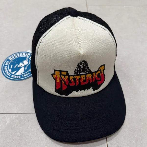 [BUNJANG] Hysteric Glamour 6-Panel Mesh Trucker Cap Hat / 히스테릭글래머 6패널 메쉬캡 볼캡 트러커캡 모자