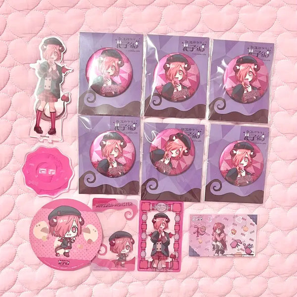 [BUNJANG] Jibaku Shonen Hanako-kun Mitsuba Sousuke Animate Pop-Up Acrylic Can Badge Bundle Set / 지박소년 하나코군 지하군 미츠바 소스케 몬스터 보육원 애니메이트 팝업 아크릴 캔뱃지