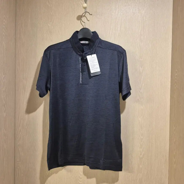 [BUNJANG] Airwalk Men's Short Sleeve Polo Shirt Dark Navy Size 90 / 에어워크 남성 반팔 카라티 다크 네이비사이즈90