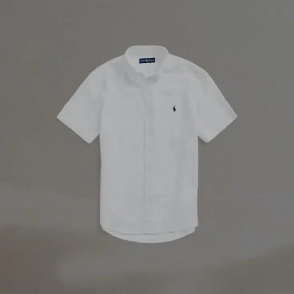 [BUNJANG] Polo Ralph Lauren Linen Short Sleeve Shirt / [ QR ] 폴로 랄프로렌 린넨 반팔 셔츠