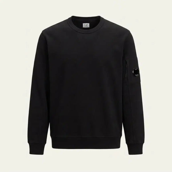 [BUNJANG] CP Company Lens Applique Sweatshirt Black (2XL) / CP컴퍼니 렌즈와펜 맨투맨 블랙 (2XL)