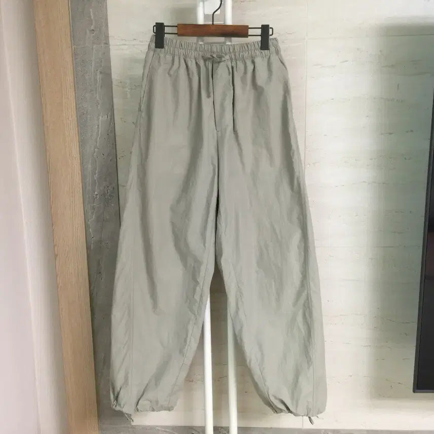 [BUNJANG] Facade Pattern Drawstring Layered Wide Pants XS / 파사드패턴 드로스트링 레이어드 와이드 팬츠 XS