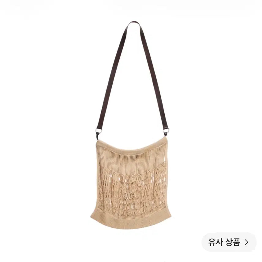[BUNJANG] Lemaire Nylon Net Large Crossbody Bag Light Beige / 르메르 나일론 네트 라지 크로스바디 필트 네트 쇼핑백 라이트 베이지