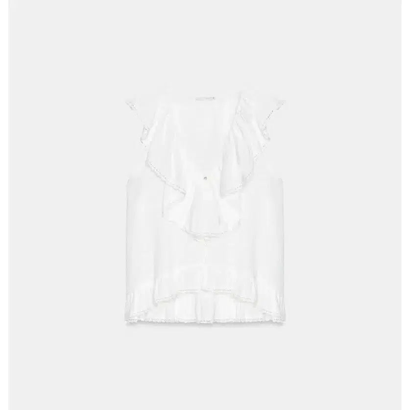 [BUNJANG] Zara Lace Frill Blouse / 자라 레이스 프릴 블라우스 5029/142/250