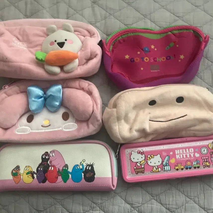 [BUNJANG] Pouch and Pencil Case Set / 파우치 및 필통