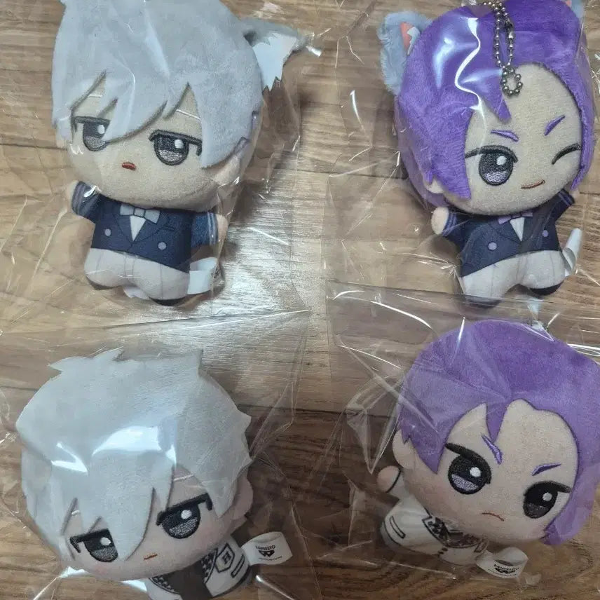 [BUNJANG] Blue Lock Nagi & Reo Chibi Plush Bundle Set / 블루록 나기 레오 치비구루미 누이 4개 일괄