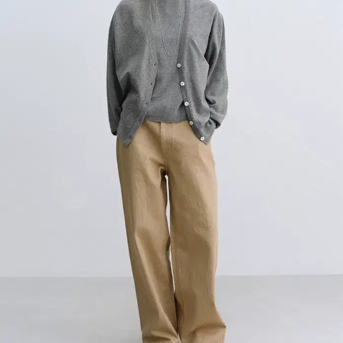 [BUNJANG] Mundal Grain Selvedge Denim Beige Size M / 문달 Grain Selvedge 그레인 셀비지 데님 베이지 m