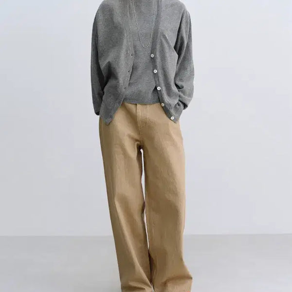 [BUNJANG] Mundal Grain Selvedge Denim Beige Size M / 문달 Grain Selvedge 그레인 셀비지 데님 베이지 m