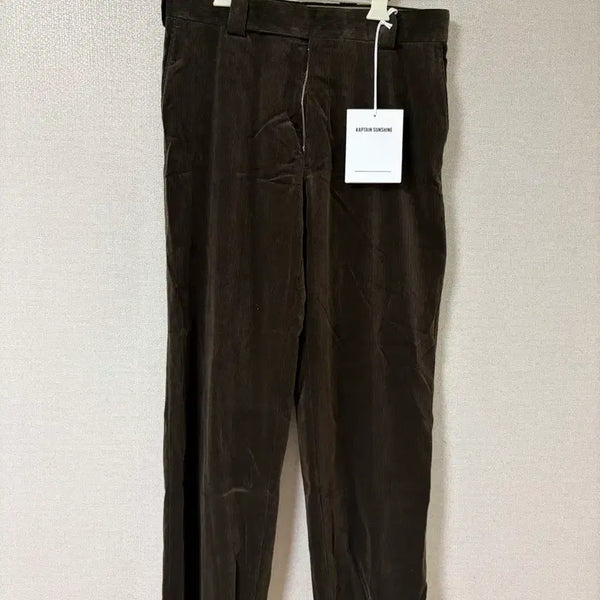 [BUNJANG] Kaptain Sunshine Corduroy D Slacks Brown / 캡틴 선샤인(Kaptain Sunshine) 코듀로이 D Slacks