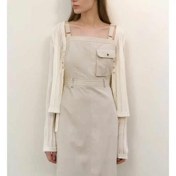 [BUNJANG] ATID Cargo Dress Beige / 아티드 카고 원피스