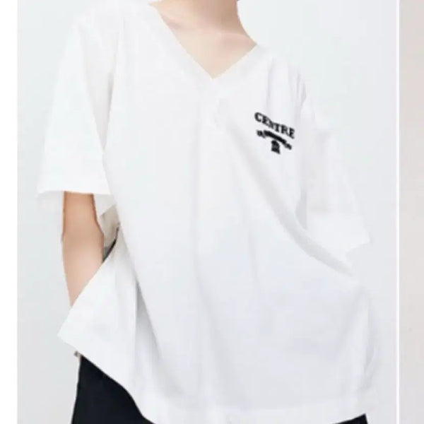 [BUNJANG] System Block Embroidered Logo T-Shirt / 시스템 블럭 티셔츠