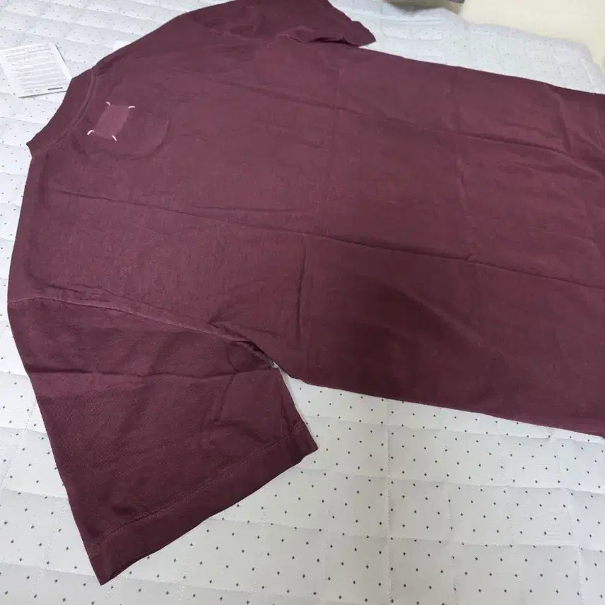 [BUNJANG] Maison Margiela Burgundy Purple Oversized T-Shirt / [50] 마르지엘라 빈티지 버건디 퍼플 오버사이즈 티셔츠