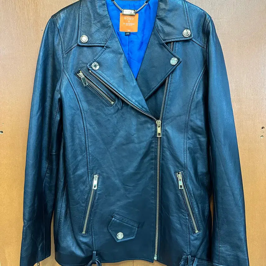 [BUNJANG] ROBO Lambskin Leather Jacket (30J6-17) / 로보 양가죽 자켓 (30J6-17)