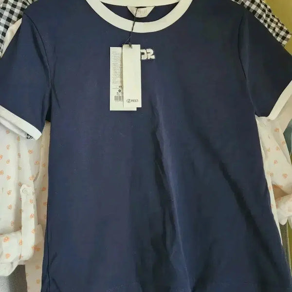 [BUNJANG] Project M Navy Round T-Shirt / "*프로젝트엠"* 네이비 라운드 반팔티>이월상품할인가