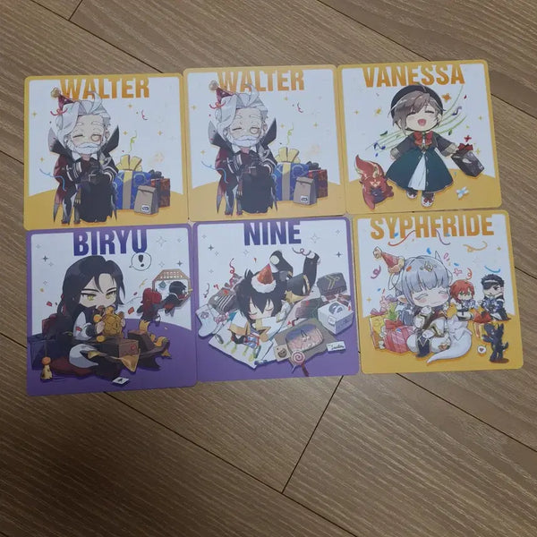 [BUNJANG] Lord of Heroes Character Coaster Set / 로드오브히어로즈 로오히 코스터