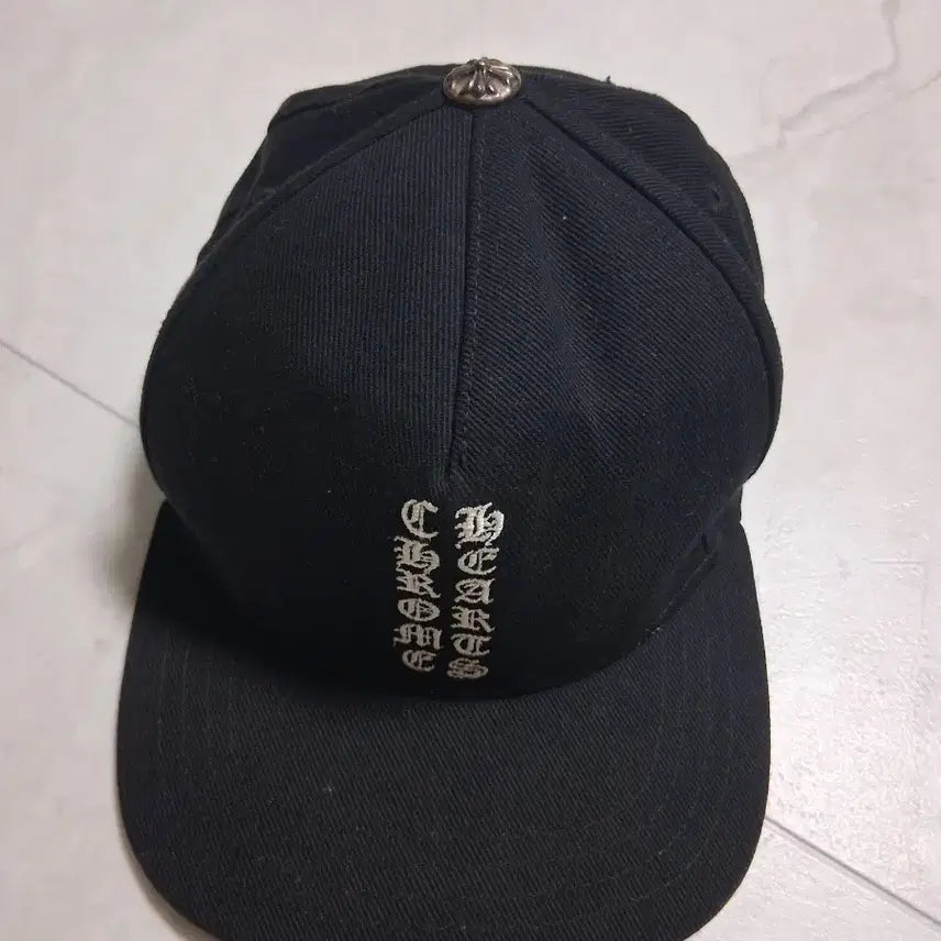 [BUNJANG] Chrome Hearts Logo Embroidered Baseball Cap Black / 크롬하츠 볼캡 블랙