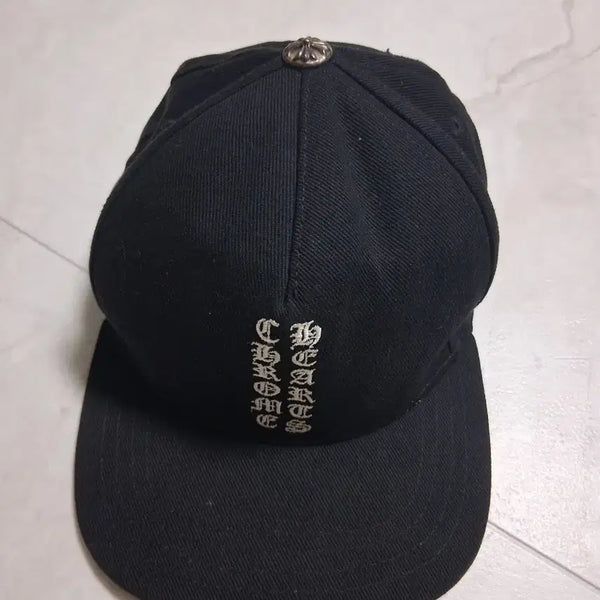 [BUNJANG] Chrome Hearts Logo Embroidered Baseball Cap Black / 크롬하츠 볼캡 블랙