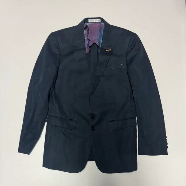 [BUNJANG] Solid Homme Vintage Linen Blend Minimal Jacket / 정품! 솔리드옴므 빈티지 린넨 혼방 미니멀 자켓 S ~ M 우영미