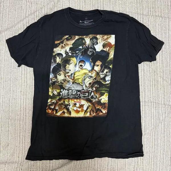 [BUNJANG] Attack on Titan Season 2 Official T-Shirt / 진격의 거인 시즌2 오피셜 티셔츠