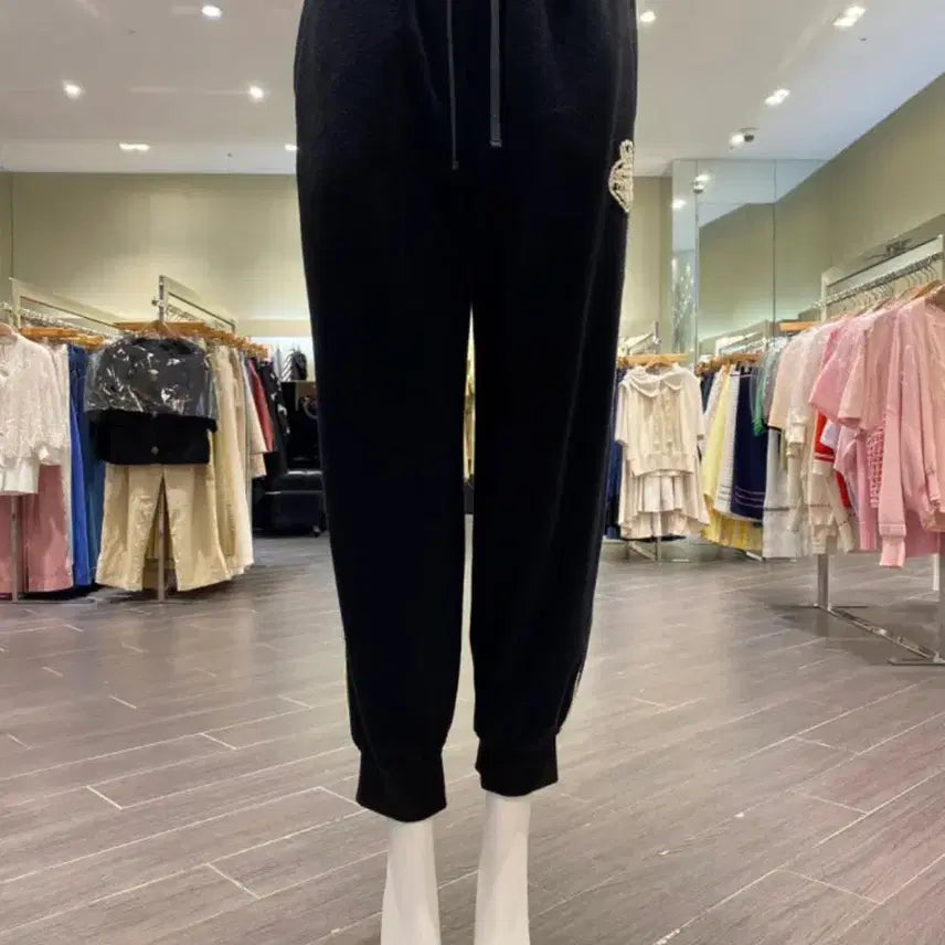 [BUNJANG] Ozssecon Terry Banding Pants Black 26 / 오즈세컨 22 테리 밴딩 팬츠 26