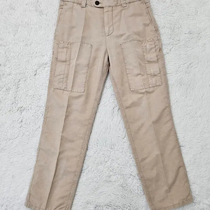 [BUNJANG] Brunello Cucinelli New Linen Front Pocket Cargo Pants / 브루넬로 쿠치넬리 신형 린넨 앞포켓 카고팬츠