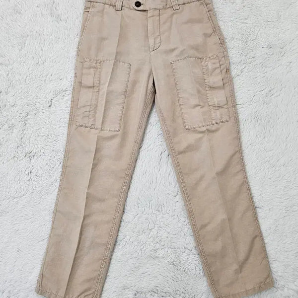 [BUNJANG] Brunello Cucinelli New Linen Front Pocket Cargo Pants / 브루넬로 쿠치넬리 신형 린넨 앞포켓 카고팬츠