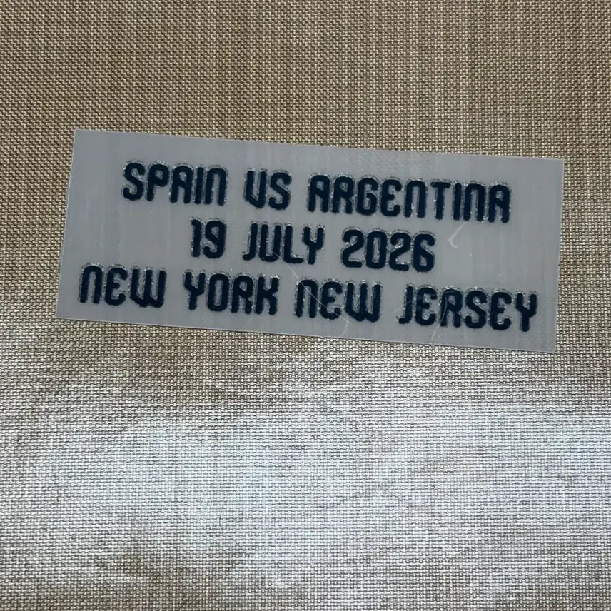 [BUNJANG] 2026 North America World Cup Final Match Argentina vs. Spain MDT (Argentina) Commemorative Item / 2026 북중미 월드컵 파이널 결승전 아르헨티나 vs 스페인 MDT(아르헨티나)