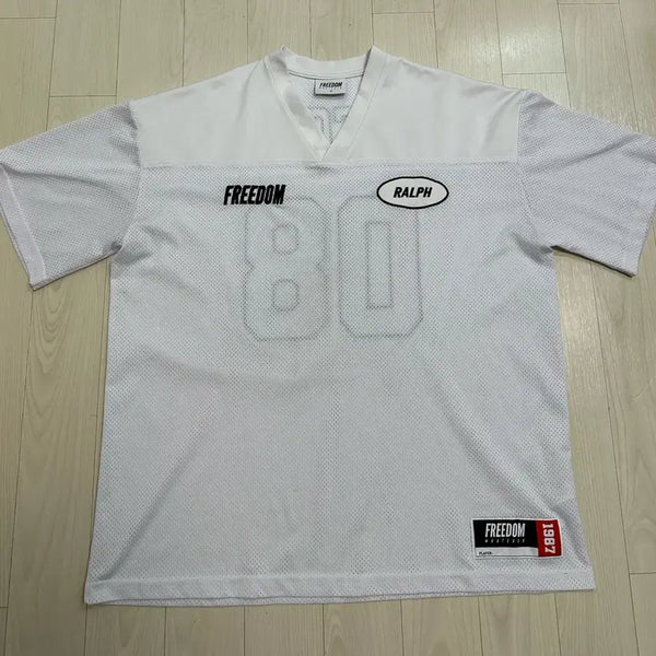 [BUNJANG] Freedom Rugby T-Shirt (XL) / XL) 프리덤 럭비 반팔티
