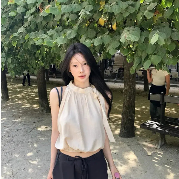 [BUNJANG] The Wish Leeds Halter Blouse / 더위시 리즈 leeds ete 홀터 블라우스