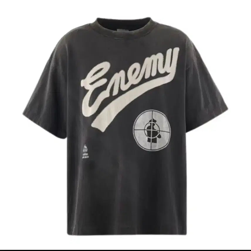 [BUNJANG] Saint Michael Public Enemy T-Shirt L / [L]세인트미카엘 퍼블릭에너미 티셔츠
