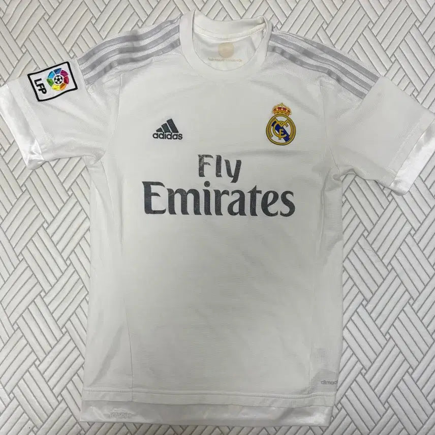 [BUNJANG] Adidas Real Madrid Fly Emirates Jersey with La Liga Patch / 아디다스 레알 마드리드 플라이 에미레이트 유니폼