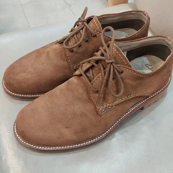 [BUNJANG] Clarks Arton Walk Brown Suede Derby Shoes Men's 255mm / 클락스  Arton Walk 브라운 스웨이드 더비 슈즈 남성 255mm택포 55,000원