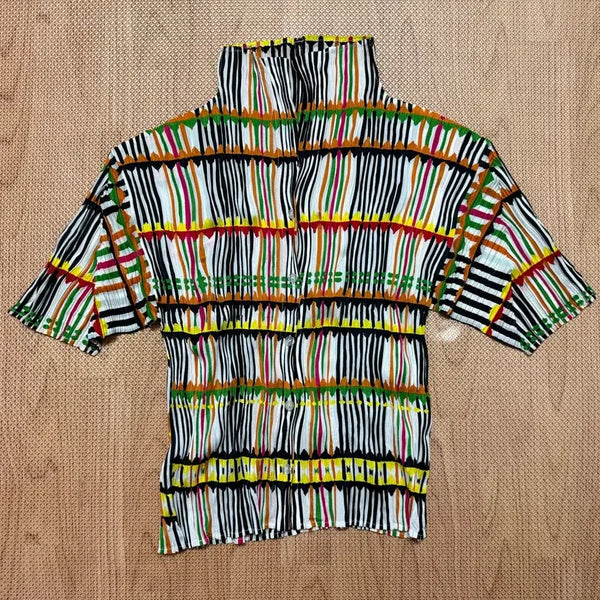 [BUNJANG] Pleats Please Short Sleeve Shirt Size 3 / 플리츠플리즈 반팔셔츠 3사이즈 정품