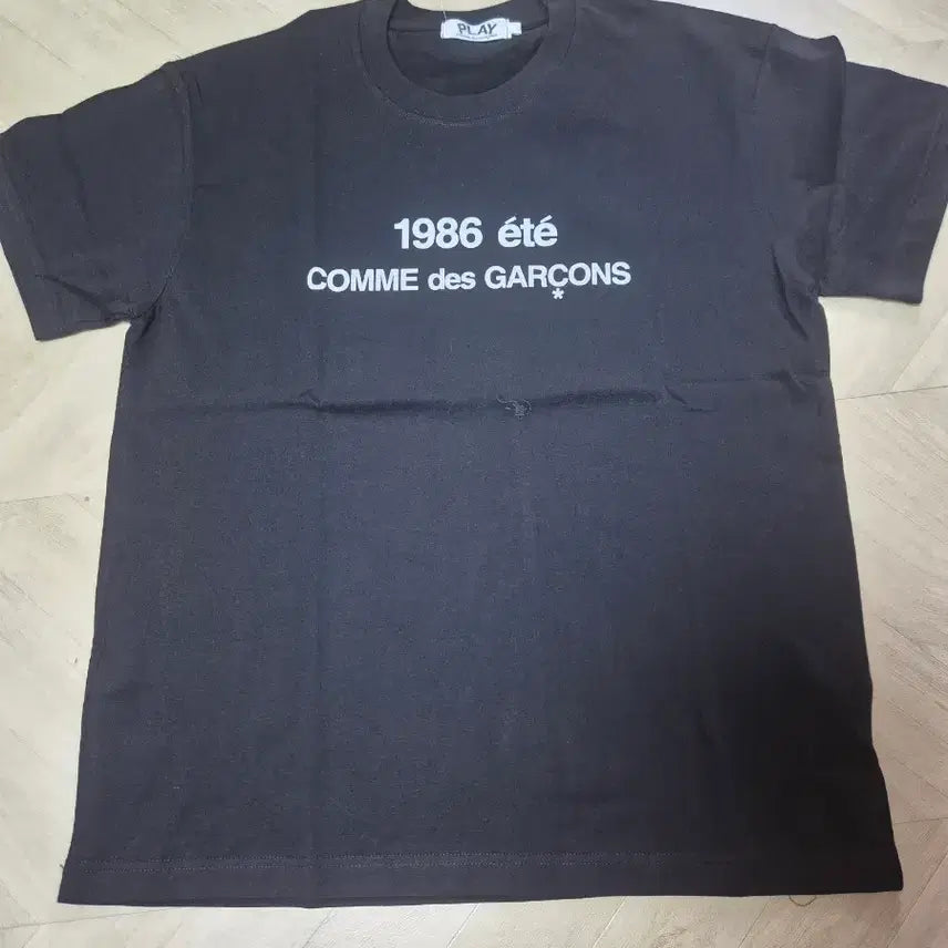 [BUNJANG] Comme des Garçons PLAY 1986 T-Shirt Black / 꼼데가르송 플레이 1986 반팔티 블랙