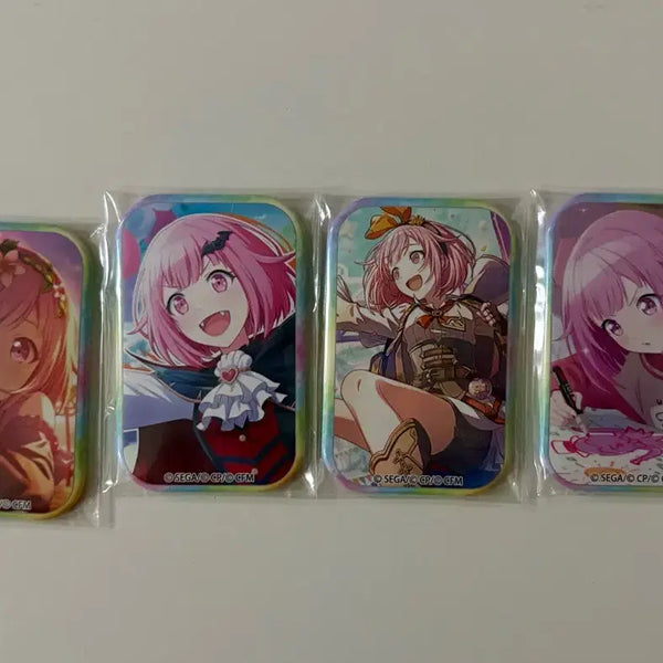 [BUNJANG] Project Sekai Otoori Emu 4-Piece Canned Badge Bundle Set / 급처) 프세카 오오토리에무 캔뱃지 4종 일괄판매