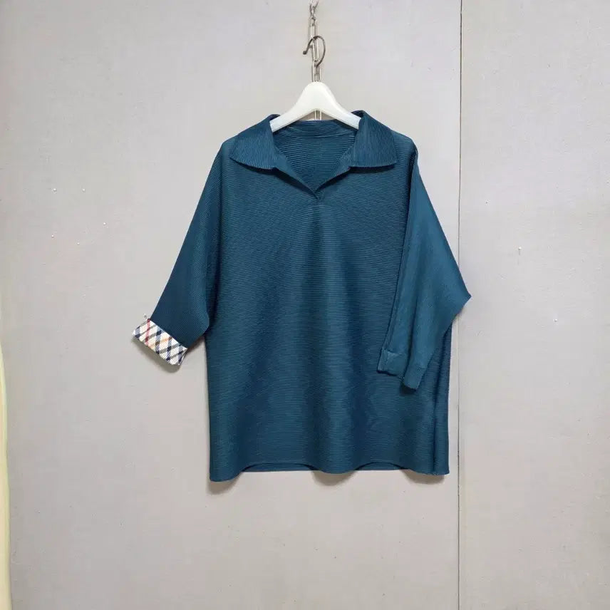 [BUNJANG] Daks Loose Pleats T-Shirt N7007 / 닥스 루즈한 플리츠 티셔츠 n7007