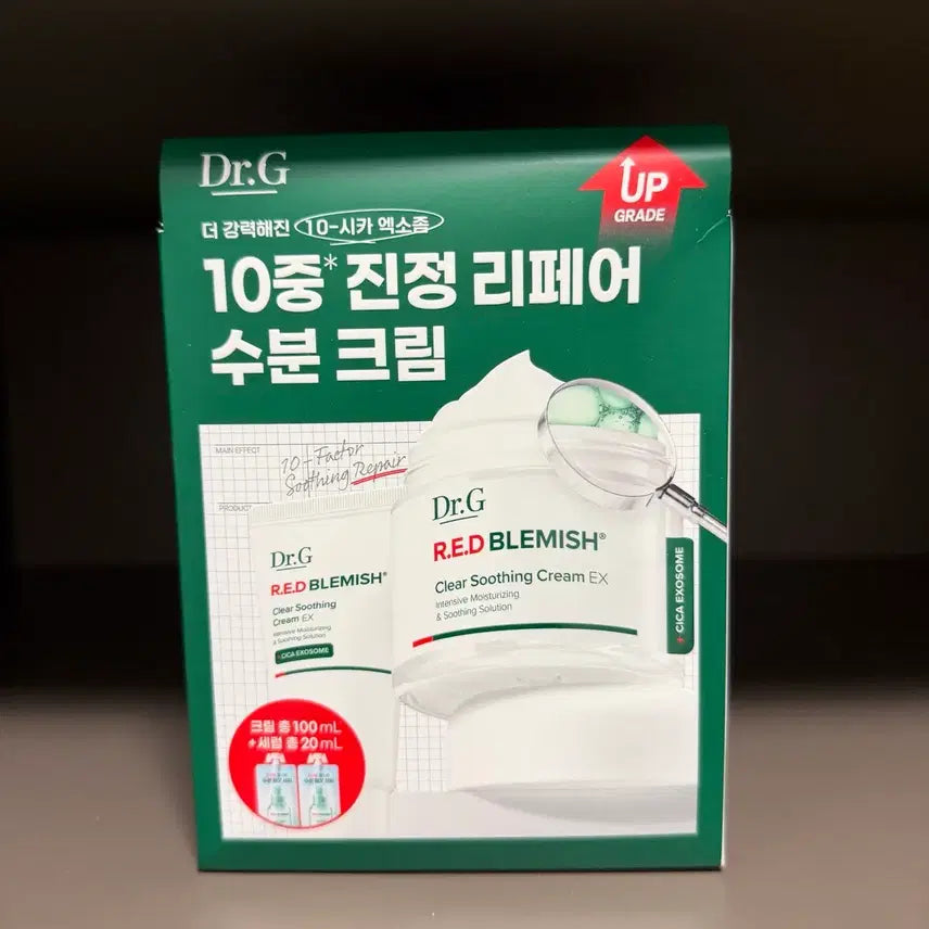 [BUNJANG] Dr.G Red Blemish Soothing Cream 100ml + Serum 20ml Set / 새상품) 닥터지 레드 블레미쉬 수딩 크림 100ml + 세럼 20ml